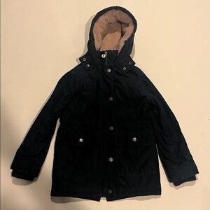 Abercrombie kids navy winter coat  girls 7/8